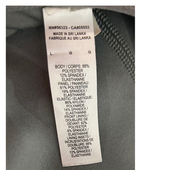 Nike Women Large Gray Racerback Sports Bra Athletic Workout Gym Fit - Picture 3 of 6